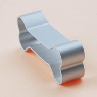 SODIAL(R) 2x Dog Bone Silver Stainless Steel Baking Cookie Cutter Biscuit Cake Making Party Favor N4