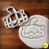 Cute Smiley Cat Cookie Cutter