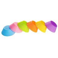 BakeBaking Mini Muffin Pan - Reusable Silicone Cupcake Molds 2in 24 Pack - Small Baking Cups Truffle Cake Pan... N3