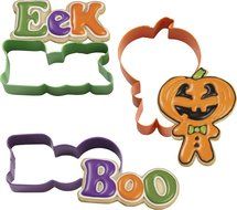 Wilton 2308-5083 Trick or Treat Cookie Cutter Set N3