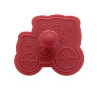 Cake Boss Decorating Tools 4-Piece Princess Fondant Press Set, Red N3