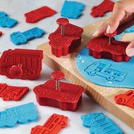 Cake Boss Decorating Tools 4-Piece Princess Fondant Press Set, Red N21