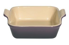 Le Creuset Heritage Stoneware 5" Square Dish, Cassis