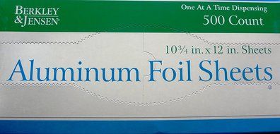 Berkley &amp; Jensen 500 CT Aluminum Foil Sheets
