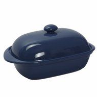 Tuxton Home 1-1/2-Quart Domed Covered Casserole, Juniper Berry; Restaurant Grade Nonporous Virtrified China; Thermal...