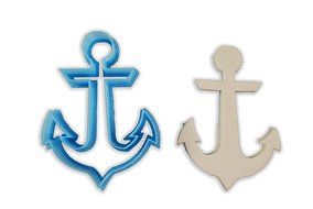Nautical Bar Anchor Cookie Cutter - STANDARD - 3 Inches