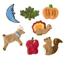 Fox Run Autumn Cookie Cutter Set N2