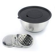 Stainless Steel Mixing Bowl | Silicone Non-Slip Base - Lightweight &amp; Perfect Size For All Mixing, Prepping &amp; Serving...