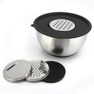 Stainless Steel Mixing Bowl | Silicone Non-Slip Base - Lightweight &amp; Perfect Size For All Mixing, Prepping &amp; Serving... N4