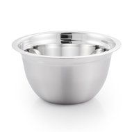 McSunley 719 Medium Brushed Stainless Steel Prep N Cook Euro Style Mixing Bowl, 5 quart, Metallic N6