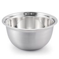 McSunley 719 Medium Brushed Stainless Steel Prep N Cook Euro Style Mixing Bowl, 5 quart, Metallic N9