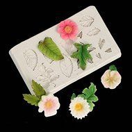 Natural Tree Leaf Candy Fondant Mold/ Cake decoration mold / Silicone Sugar Craft Chocolate Cake Mould By Palker...