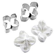Hydrangea Flower Cutter Set of 2 and Silicone Veiner by Chef Alan Tetreault N2