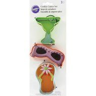 Wilton 2308-0993 3-Piece Summer Cookie Cutter Set
