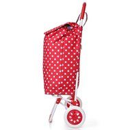 Hoppa 23&quot; Lightweight Wheeled Shopping Trolley, Hard Wearing &amp; Light Weight Polyester Rolling Push Trolley, 47L... N16