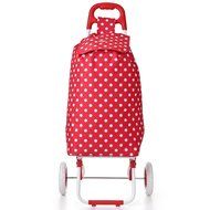 Hoppa 23&quot; Lightweight Wheeled Shopping Trolley, Hard Wearing &amp; Light Weight Polyester Rolling Push Trolley, 47L... N21