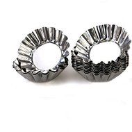 Guestway Muffin Egg Tart Cupcake Cake Cookie Mold Pudding Mould Baking Quality Stainless Steel Reusable Round... N5