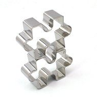 GXHUANG Game Puzzles Cookie Cutter Set, Set of 2 - Stainless Steel (Puzzles) N2