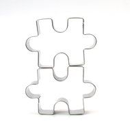 GXHUANG Game Puzzles Cookie Cutter Set, Set of 2 - Stainless Steel (Puzzles) N5