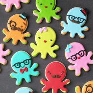 Sweet Elite Tools- Sea Critter Animals Stainless Steel Cookie Cutter Set: Seahorse, Octopus, and Whale By Autumn... N5