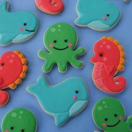 Sweet Elite Tools- Sea Critter Animals Stainless Steel Cookie Cutter Set: Seahorse, Octopus, and Whale By Autumn... N6