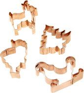 Old River Road Snowflake Art Shape Cookie Cutter, Copper N5
