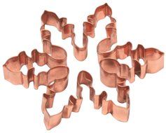 Old River Road Snowflake Art Shape Cookie Cutter, Copper N10