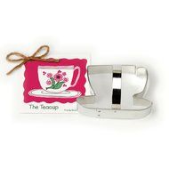 Tea Cup Cookie and Fondant Cutter - Ann Clark - 4.3 Inches - US Tin Plated Steel