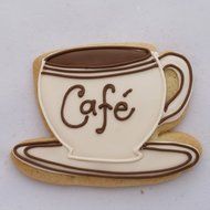 Tea Cup Cookie and Fondant Cutter - Ann Clark - 4.3 Inches - US Tin Plated Steel N3