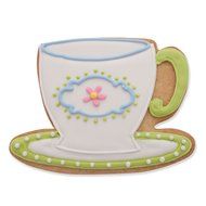 Tea Cup Cookie and Fondant Cutter - Ann Clark - 4.3 Inches - US Tin Plated Steel N4