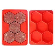 2016 Innovative Burger Press and Freezer Container Burger Patty Maker 5 in 1 FDA Approved 100% Food Grade Silicone...