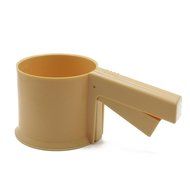 Wenwins plastic flour sifter baking supplies 350g orange N2