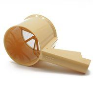 Wenwins plastic flour sifter baking supplies 350g orange N3