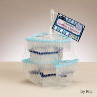 Rite Lite KWC-18165 Two-Tone Chanukah Cookie Cutters - 4 Assorted Shapes in Mesh Bag