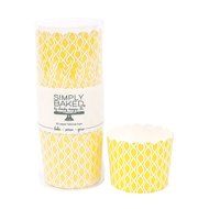 Simply Baked Large Paper Baking Cup, Red, White &amp; Blue, 20-Pack, Entertain with Ease and Style, Serve Cupcakes... N12