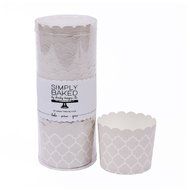 Simply Baked Large Paper Baking Cup, Red, White &amp; Blue, 20-Pack, Entertain with Ease and Style, Serve Cupcakes... N25