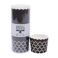 Simply Baked Large Paper Baking Cup, Red, White &amp; Blue, 20-Pack, Entertain with Ease and Style, Serve Cupcakes... N31