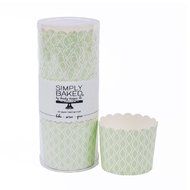 Simply Baked Large Paper Baking Cup, Red, White &amp; Blue, 20-Pack, Entertain with Ease and Style, Serve Cupcakes... N33