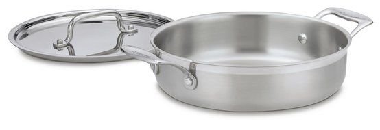 Cuisinart MCP55-30 MultiClad Pro Stainless 5-1/2-Quart Casserole with Cover N3