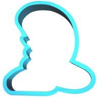 Floppy Hat Plast-Clusive Cookie Cutter 4&quot; Pc0293