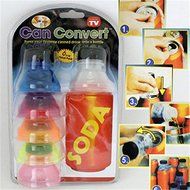 6Pcs /1Set Tops Snap On Pop Soda Can Bottle Caps Especially Reusable 6Pcs /1Set Tops Snap On Pop Soda Can Bottle... N2