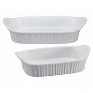 1115855 CorningWare French White III 2 piece Set -