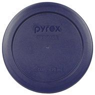 Pyrex 2 Cup Blue Round Storage Lid/Cover #7200-PC for Glass Mixing Bowls - 12 Pack N2