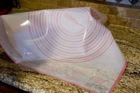 Ambrosial Silicone, Non-slip, 24x24 Inch Extra Large Mat, for Pastry, Dough, Pie Crust, with Measurements, Marshmallow... N8