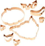Old River Road Haunted House Shape Cookie Cutter, Copper N4