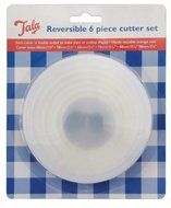 Tala Set Of 6 Cutters Plain And Crinkled