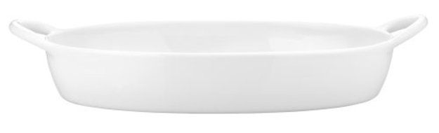 Pillivuyt Eden 13-3/4 by 9-3/4-Inch Oval Baker Large, 3-1/2-Quart Capacity