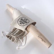 French Rolling Pin. Tapered Solid Wood Hand Crafted Design. Perfect for Pie, Pastry &amp; Pizza Dough. N5