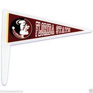 Cherry Queen Florida State Seminoles Cupcake Pennant Picks Toppers Party Favors 12 Count