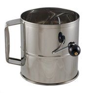 Crestware SFS08 Stainless Steel 8 Cup Flour Sifter